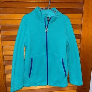 Spyder Light Blue Zip Up Jacket - kids size medium (10/12)